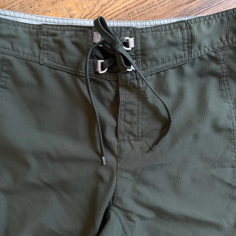 Immersion Research Board Shorts Mens 33 Green Ripstop Kayak Paddle Swim Kayak